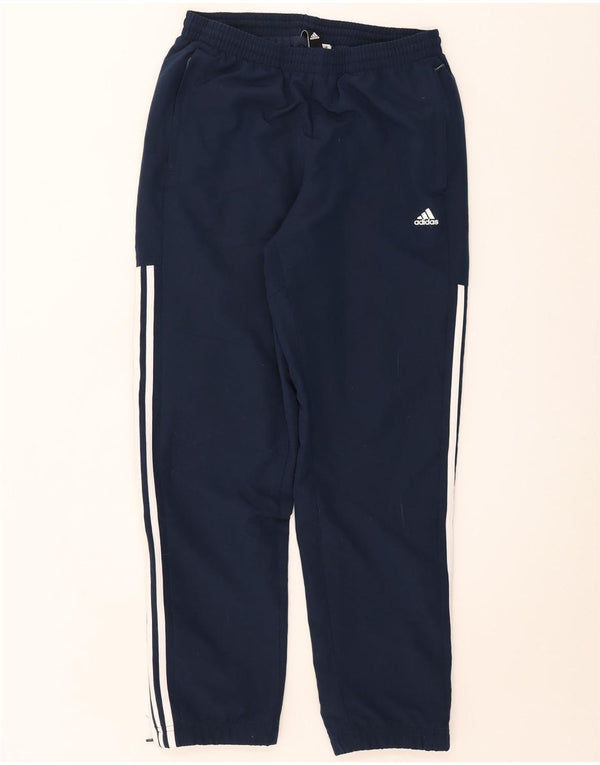 Pantaloni da tuta da uomo Adidas Joggers medi in poliestere blu navy