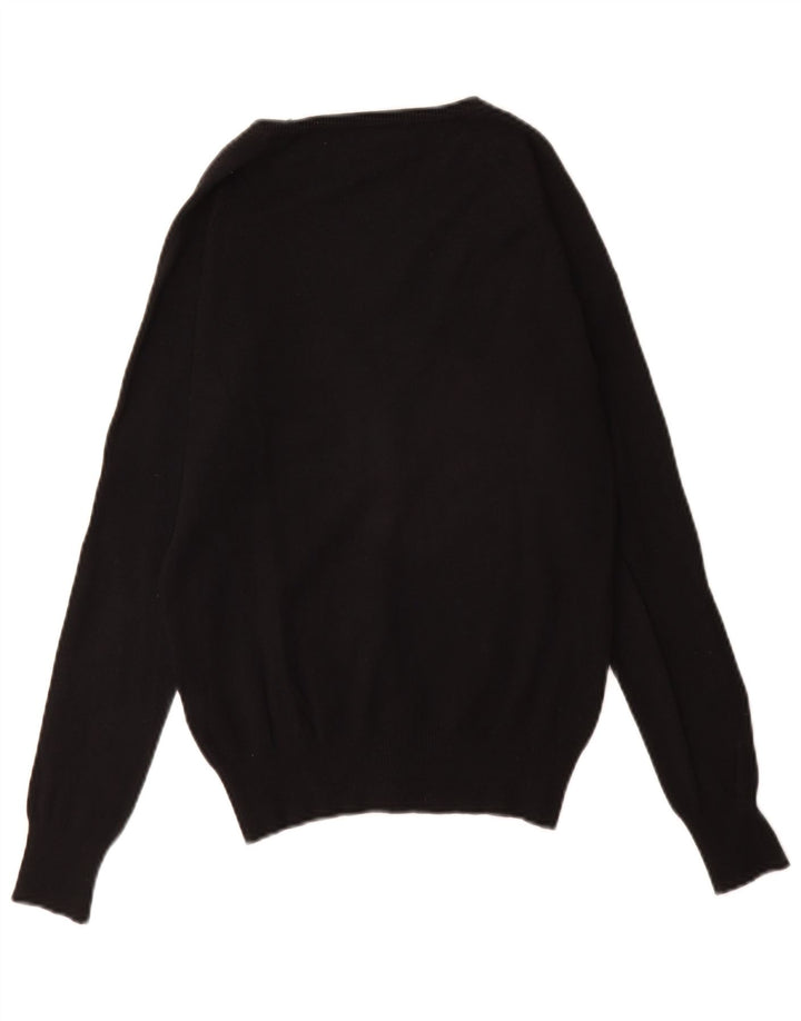 Maglione cardigan da donna Zara UK 10 piccolo cotone nero