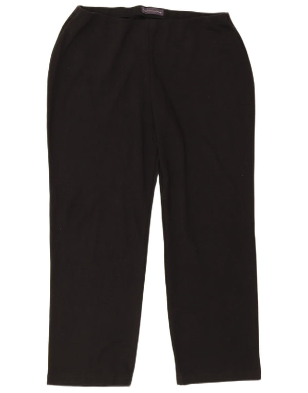 Pantaloni casual slim da donna Marks & Spencer UK 14 Large W34 L26 Neri
