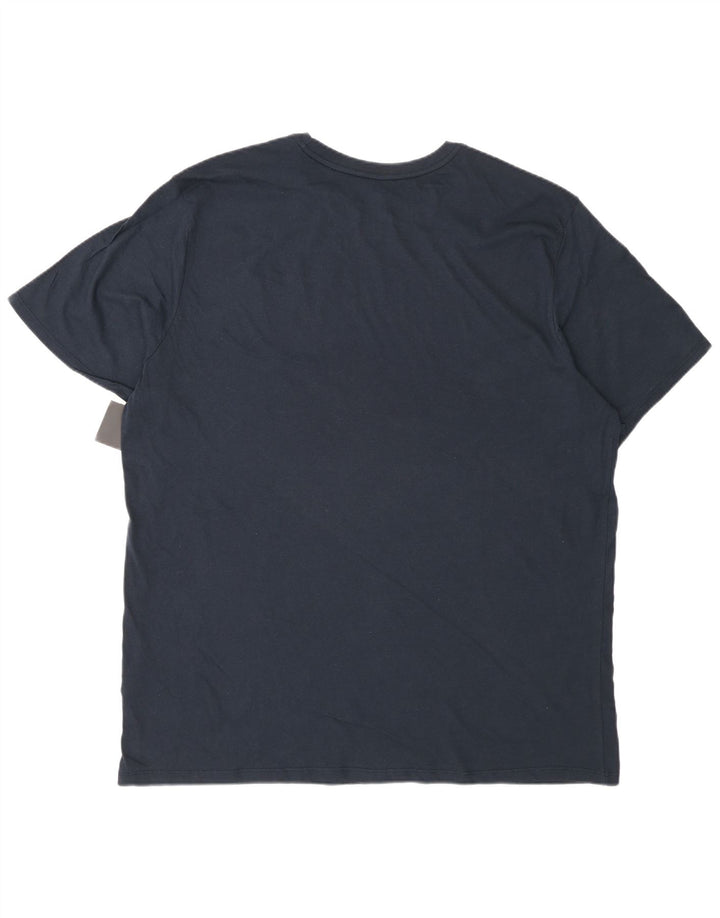 T-shirt da uomo Nike Top 2XL cotone blu navy
