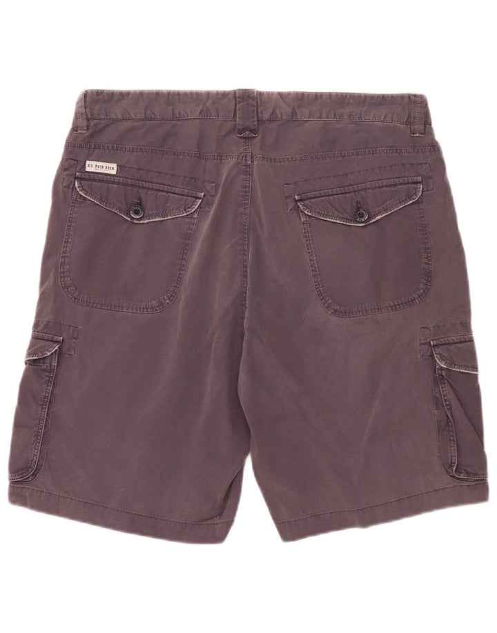 Polo Assn. Pantaloncini cargo da uomo W36 grandi in cotone nero