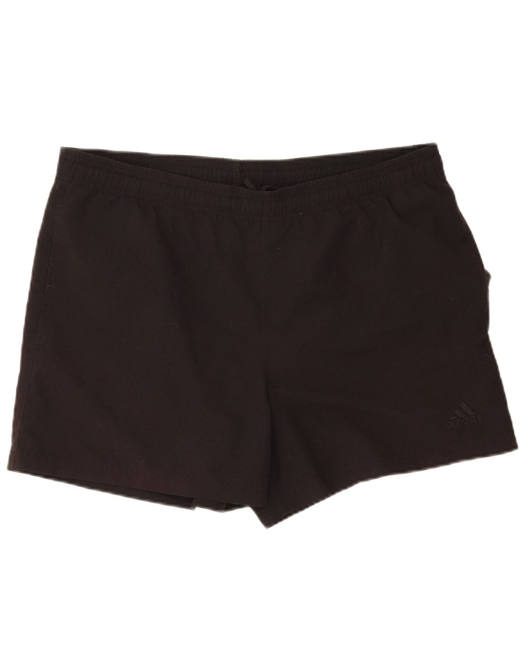 Pantaloncini sportivi da uomo Adidas grandi in poliestere nero