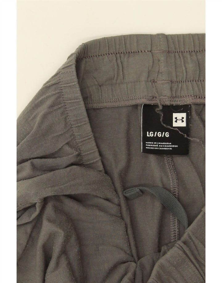 Pantaloncini sportivi grafici da uomo Under Armour grandi grigi