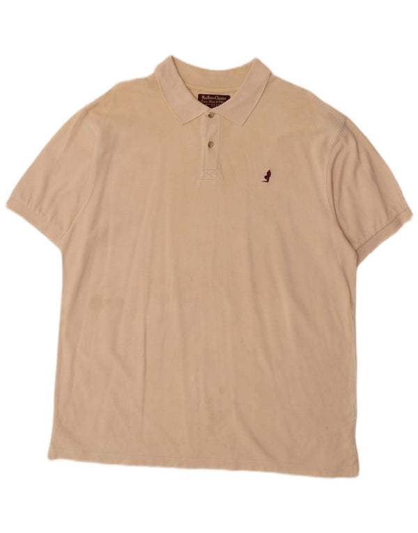 Polo da uomo MARLBORO CLASSICS 2XL in cotone beige