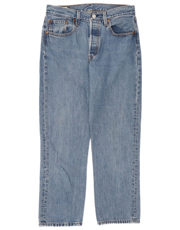 Jeans dritti Levi's 501 da donna W28 L26 cotone blu