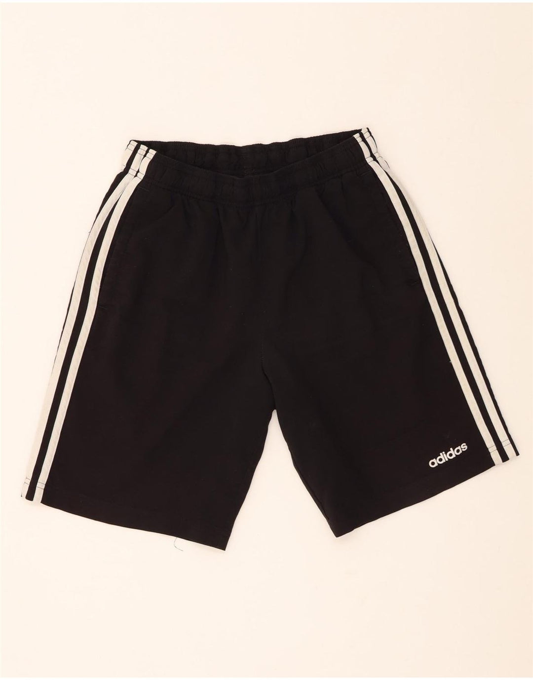 Pantaloncini sportivi Adidas da ragazzo 13-14 anni in poliestere nero