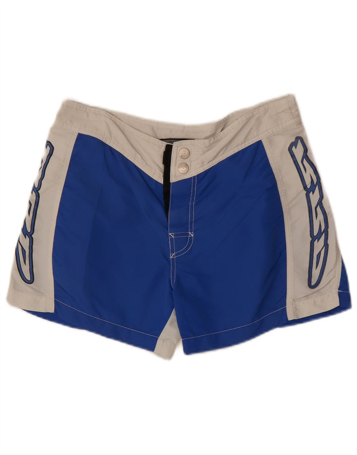 Pantaloncini da bagno con grafica da uomo RRD IT 46 Small Blu in poliestere color block
