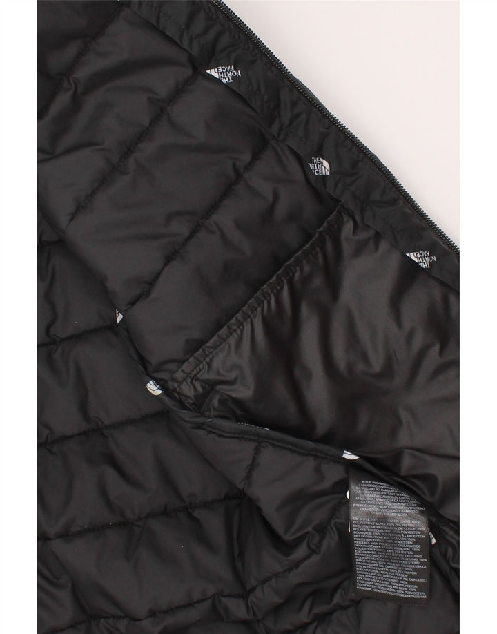 Giacca imbottita con cappuccio grafica The North Face da ragazzo 9-10 anni media nera