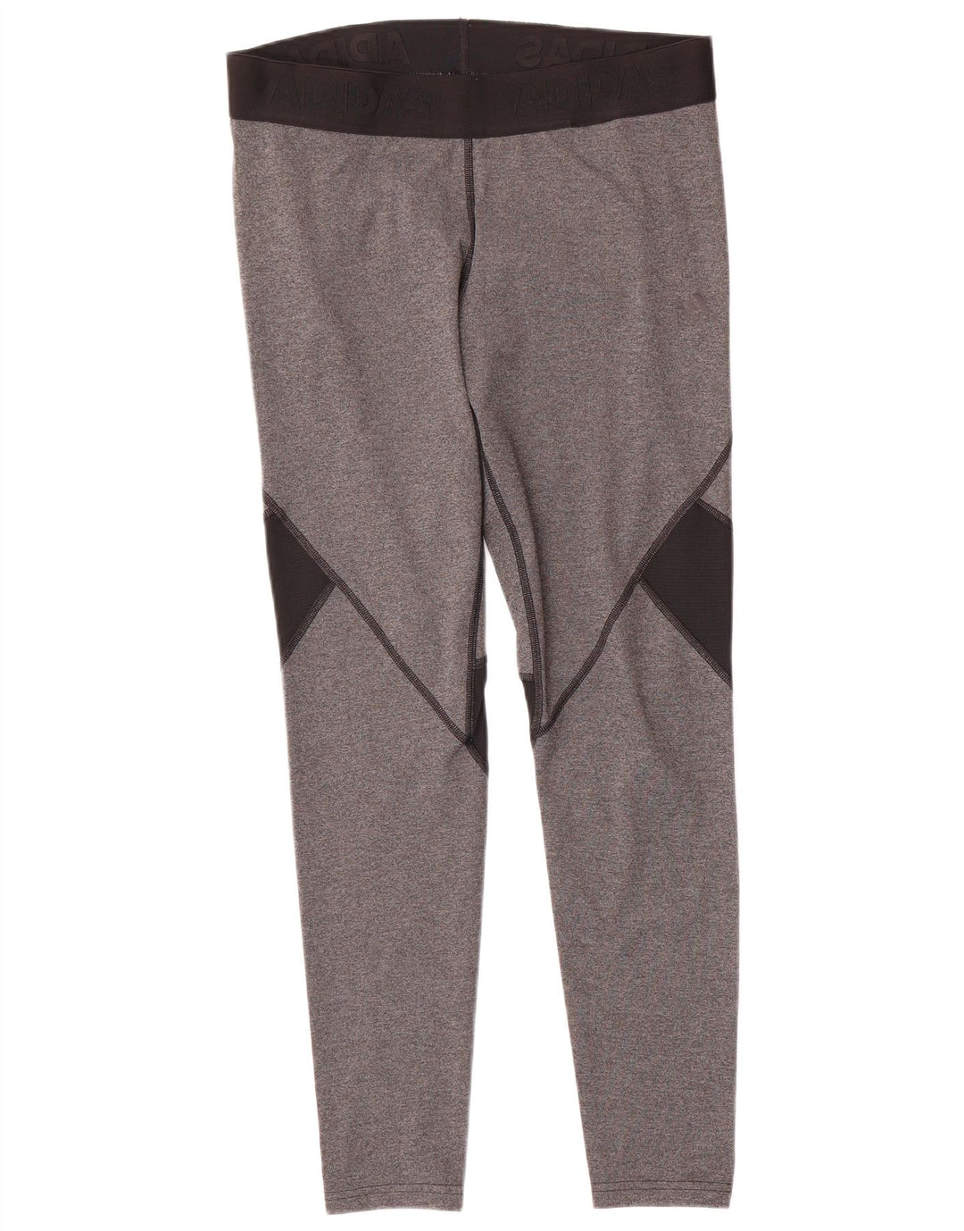 Leggings Adidas Climacool da donna UK 16/18 Large Grigio Colourblock