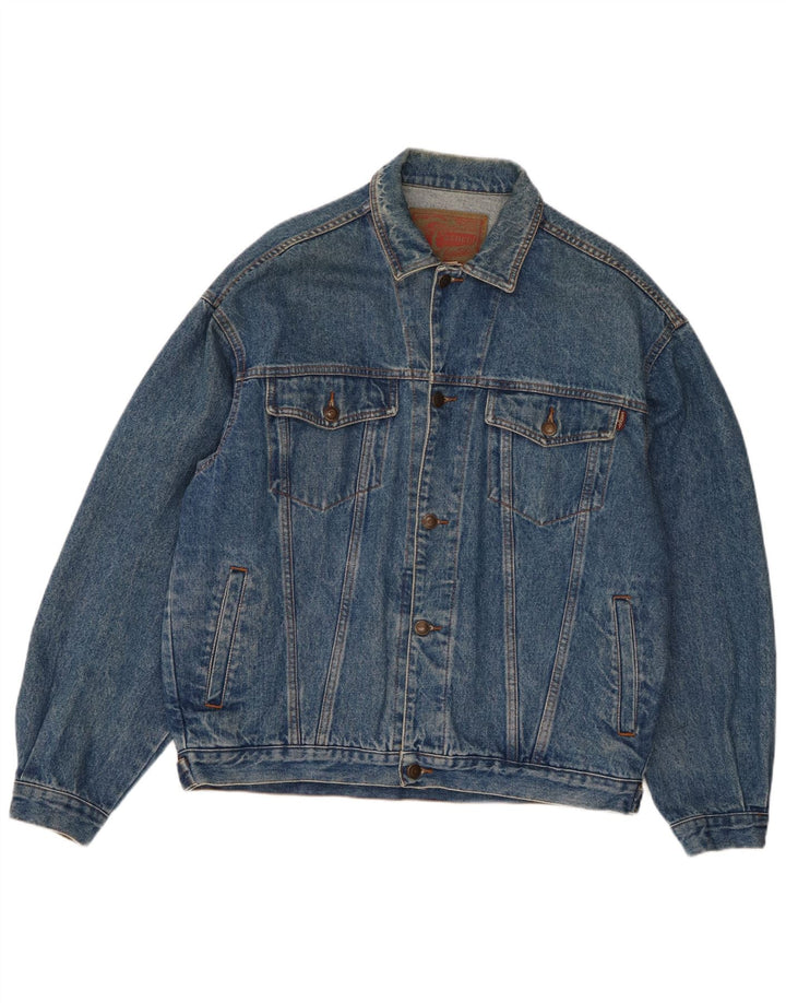 Giacca in denim da uomo Cassuci UK 42 XL cotone blu