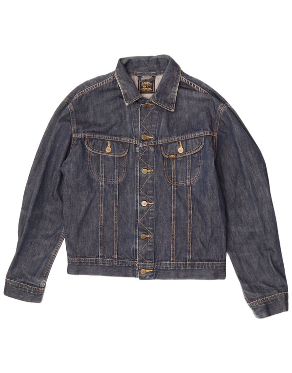 Giacca di jeans da uomo Lee UK 40 grande cotone blu navy
