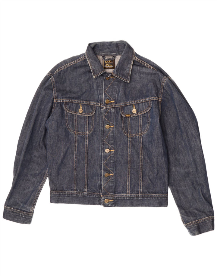 Giacca di jeans da uomo Lee UK 40 grande cotone blu navy