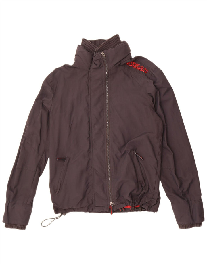 Giacca antipioggia da uomo Superdry UK 42 XL nylon grigio