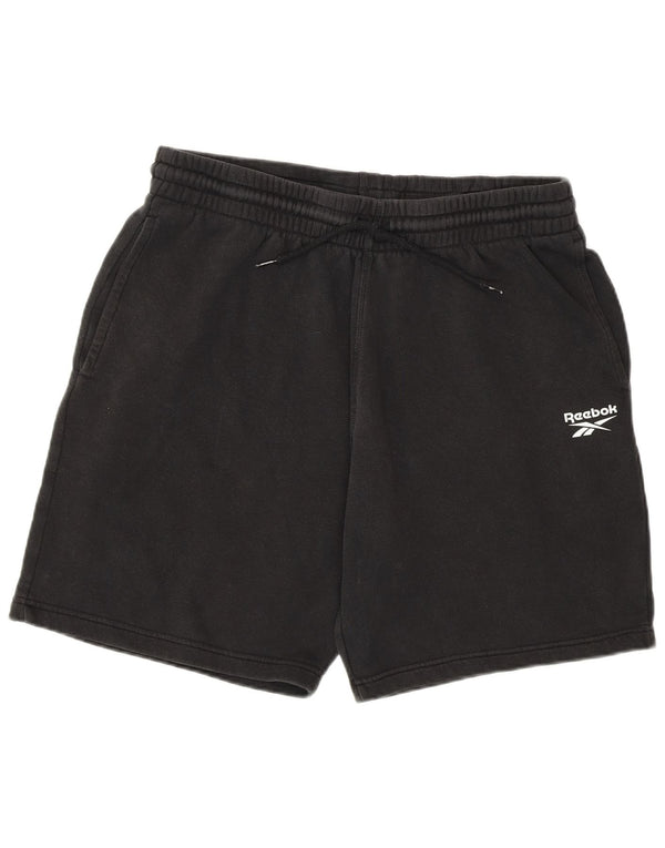 Pantaloncini sportivi REEBOK da uomo grandi in cotone nero