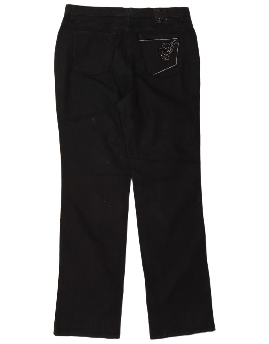 Jeans Dritti Uomo TRUSSARDI W36 L33 Cotone Nero