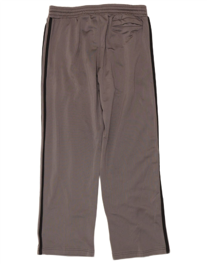 Pantaloni da tuta Adidas da uomo piccoli in poliestere grigio