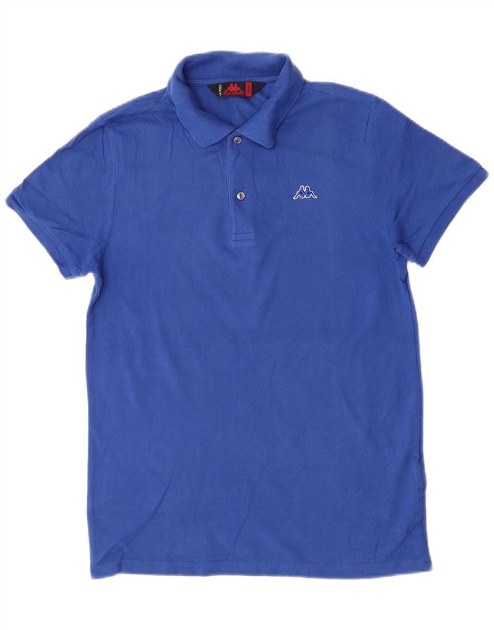 Polo Kappa Uomo Blu Medio in cotone