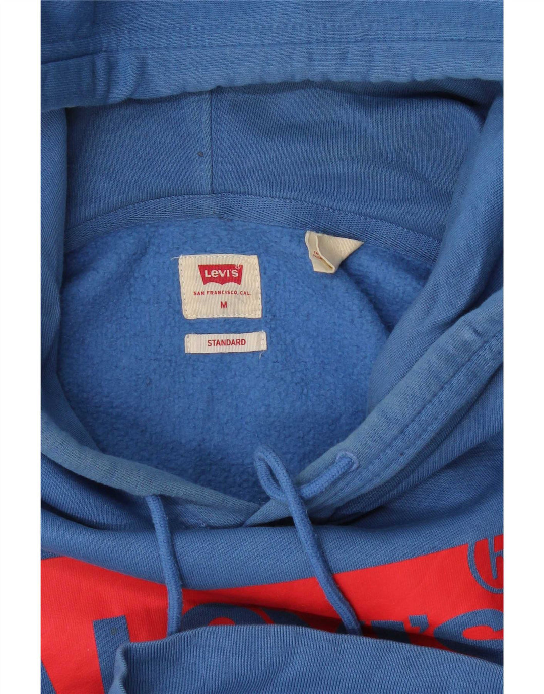 Maglione con cappuccio grafico standard da uomo Levi's blu medio