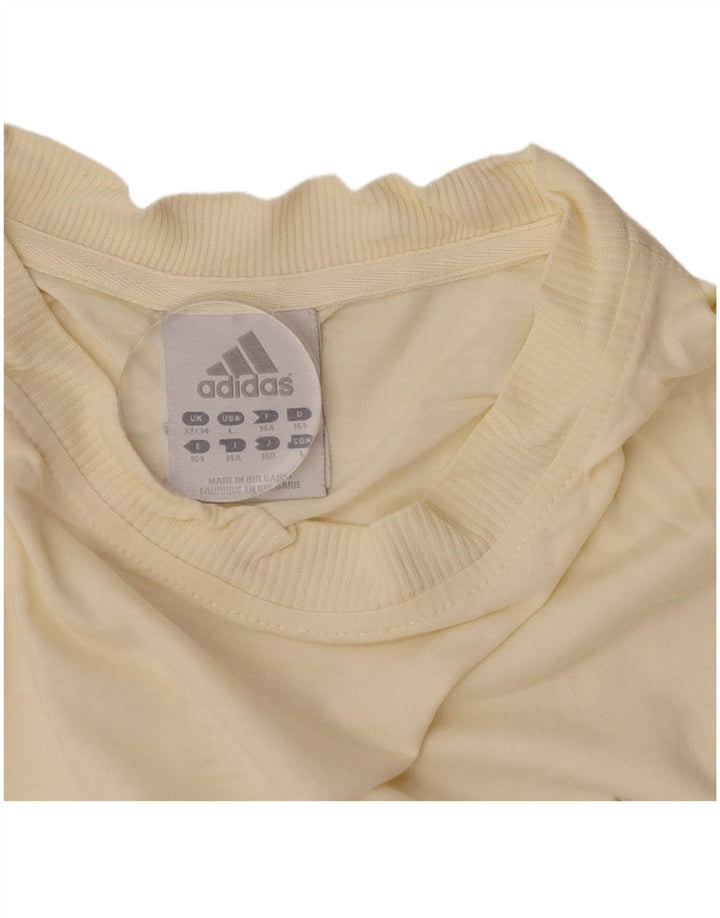 Maglietta Adidas Bambino 13-14 Anni Gialla