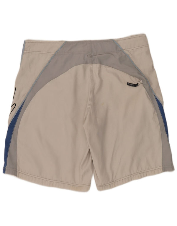 Pantaloncini da bagno grafici da uomo Billabong XL poliestere color block bianco