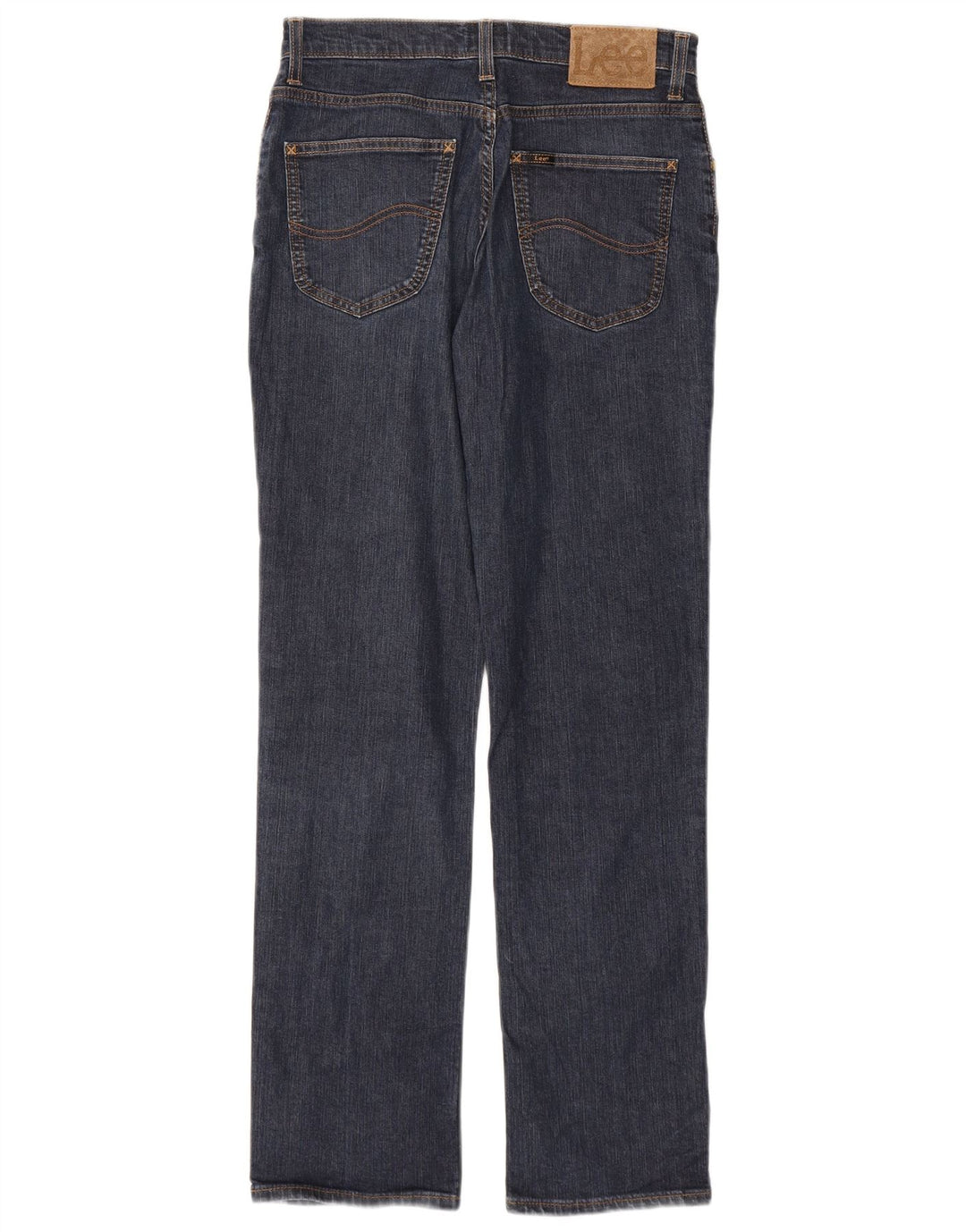 LEE Womens Straight Jeans W30 L30 Navy Blue