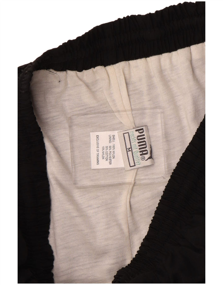 Pantaloni da tuta da uomo Puma Joggers medi in nylon nero