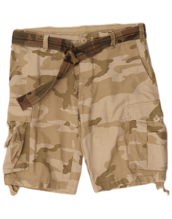 Pantaloncini cargo da uomo Brandit 2XL W42 Cotone mimetico beige