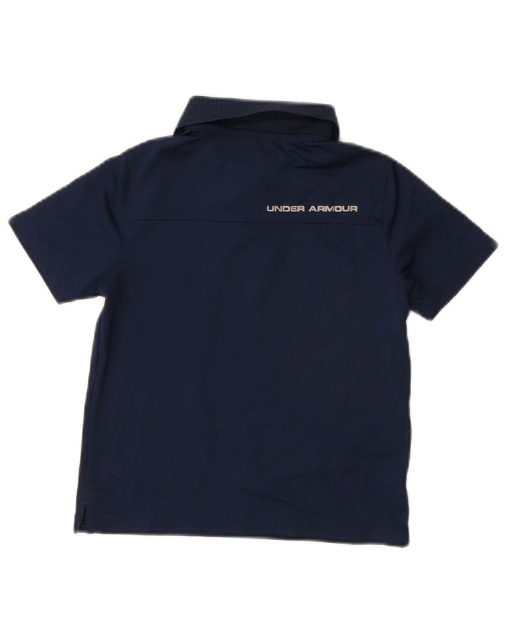 Polo UNDER ARMOUR Heat Gear da bambino 6-7 anni XS Blu navy