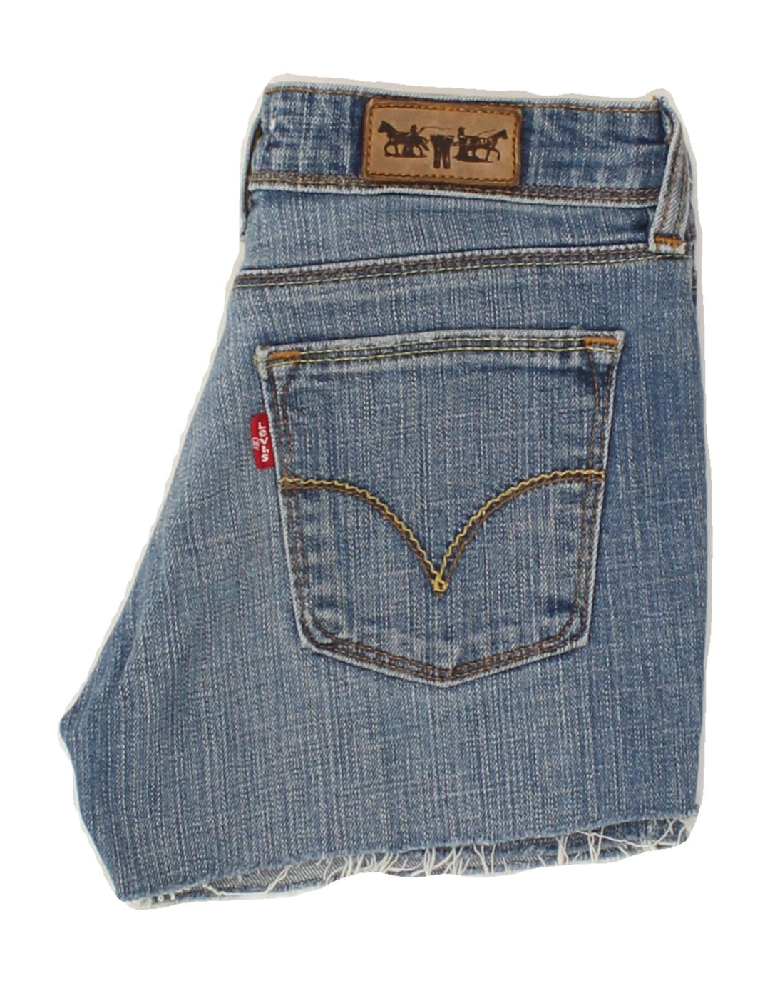 LEVI'S Womens Denim Shorts W37 XL Blue Cotton Vintage Levi's and Second-Hand Levi's from Messina Hembry 