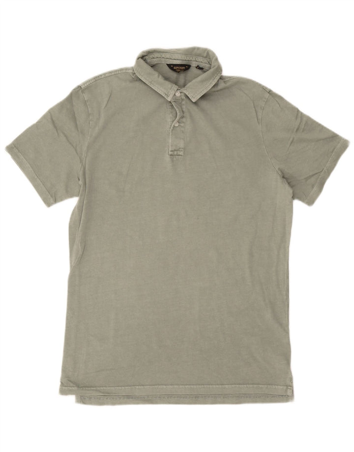 Polo da uomo Superdry grande in cotone verde