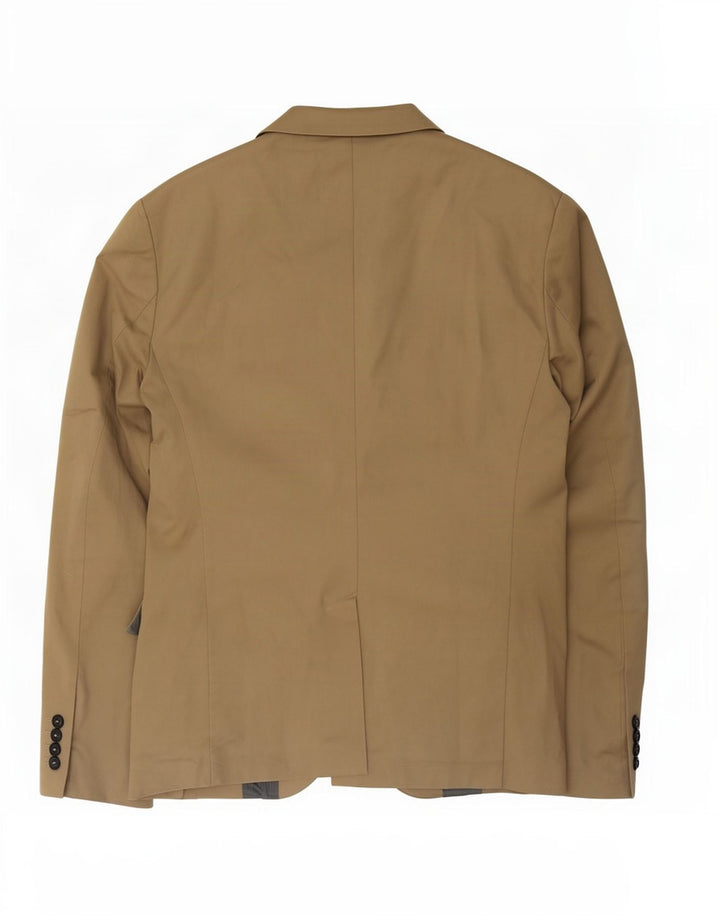 Giacca blazer da uomo a 2 bottoni Zara EU 50 media kaki classica