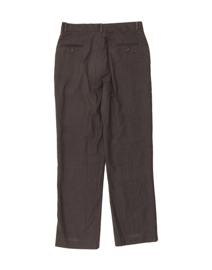 IZOD Boys Straight Casual Trousers 15-16 Years W30 L29 Grey Polyester Vintage Izod and Second-Hand Izod from Messina Hembry 