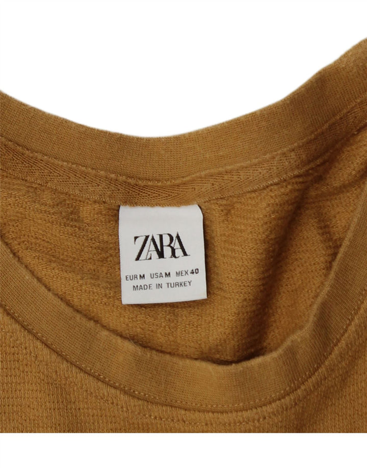 T-shirt oversize da donna Zara UK 12 Marrone medio