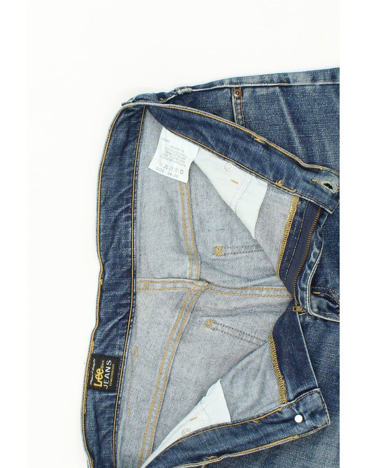 Jeans dritti da donna LEE W34 L30 in cotone blu