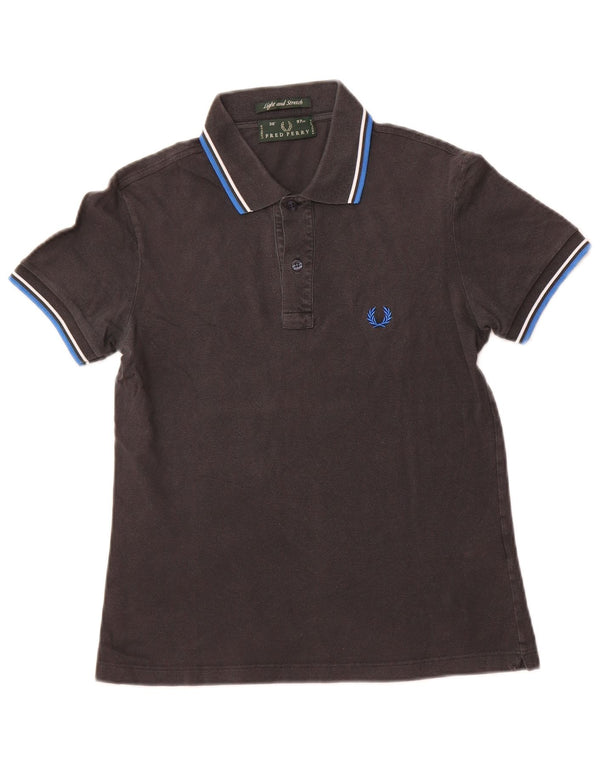 Polo da uomo FRED PERRY piccola in cotone nero