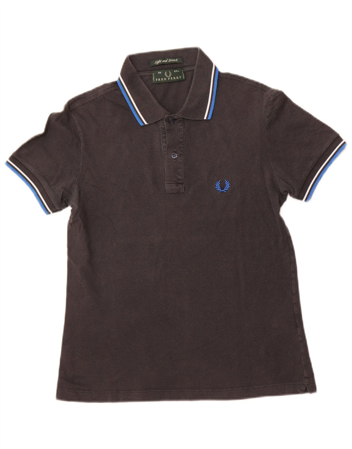 Polo da uomo FRED PERRY piccola in cotone nero