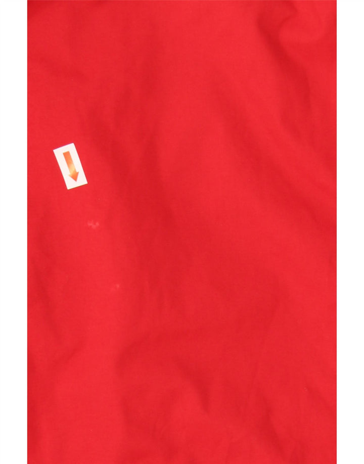 Giacca antipioggia con cappuccio da donna Jack Wolfskin UK 18/20 XL rosso poliammide
