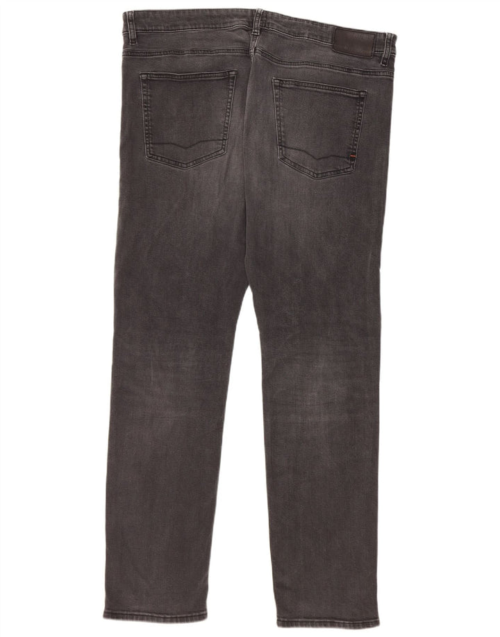 Jeans slim da uomo Delaware Hugo Boss W38 L34 cotone grigio