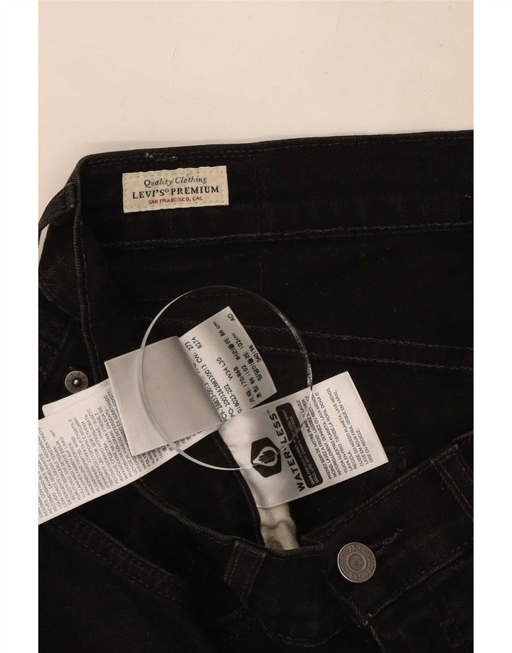 Jeans slim da uomo Levi's W34 L30 cotone nero