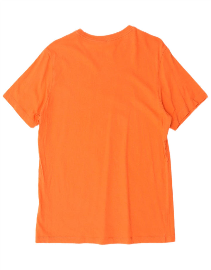 T-shirt grafica da uomo Nike Top in cotone arancione medio