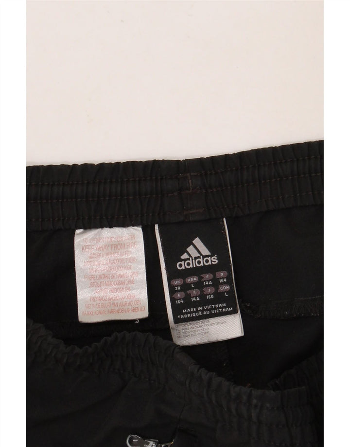 Pantaloncini sportivi ADIDAS da bambino 13-14 anni in poliestere nero