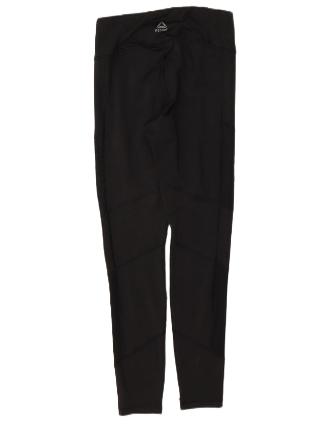 Leggings Reebok Donna UK 8/10 Small Nero Poliestere