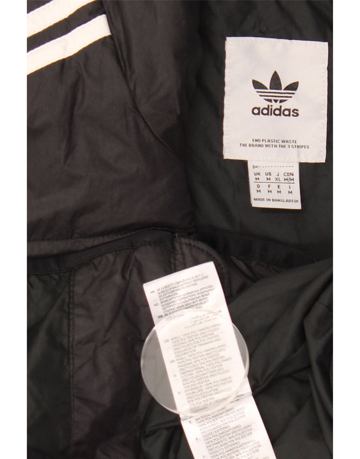 Gilet imbottito da uomo Adidas UK 38 medio nero in poliammide