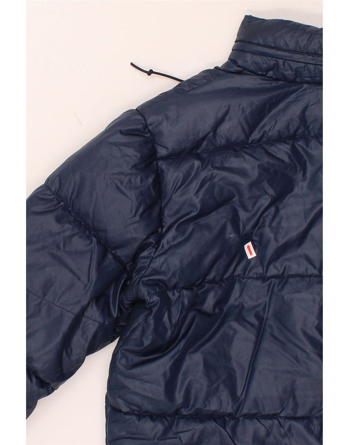 NIKE Womens Padded Jacket UK 10/12 Medium Navy Blue Polyester Vintage Nike and Second-Hand Nike from Messina Hembry 