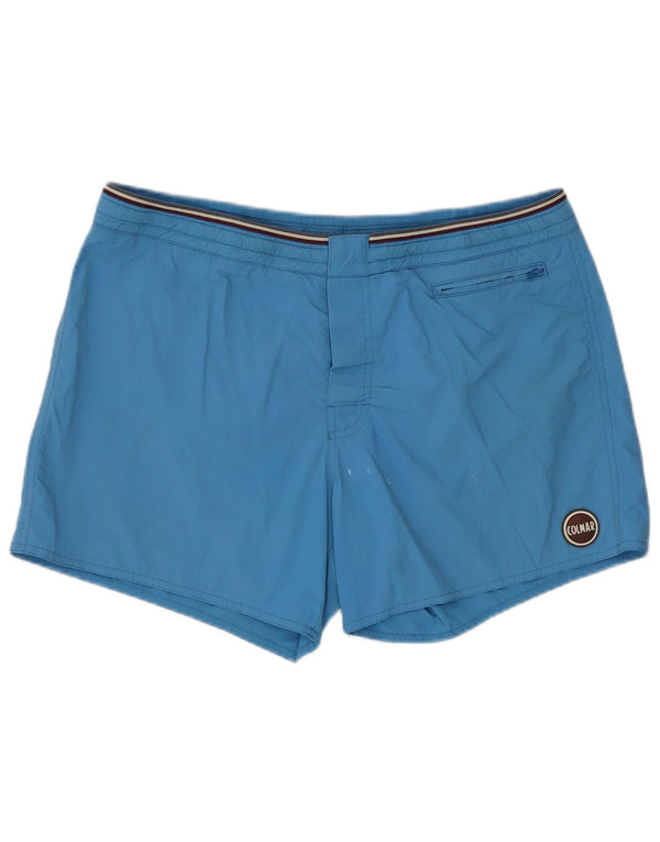 Pantaloncini da bagno grafici da uomo Colmar IT 50 Large nylon blu