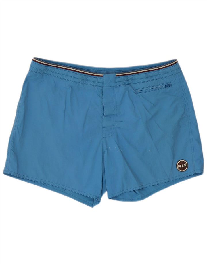 Pantaloncini da bagno grafici da uomo Colmar IT 50 Large nylon blu