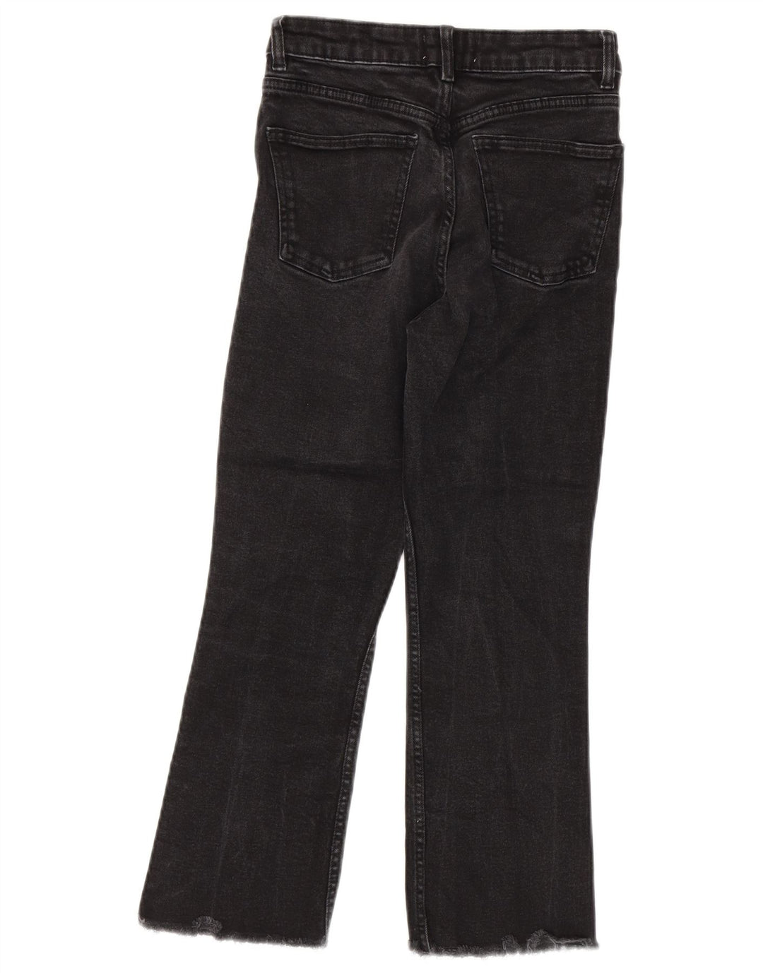 Jeans corti da donna Zara EU 38 piccoli W28 L24 neri