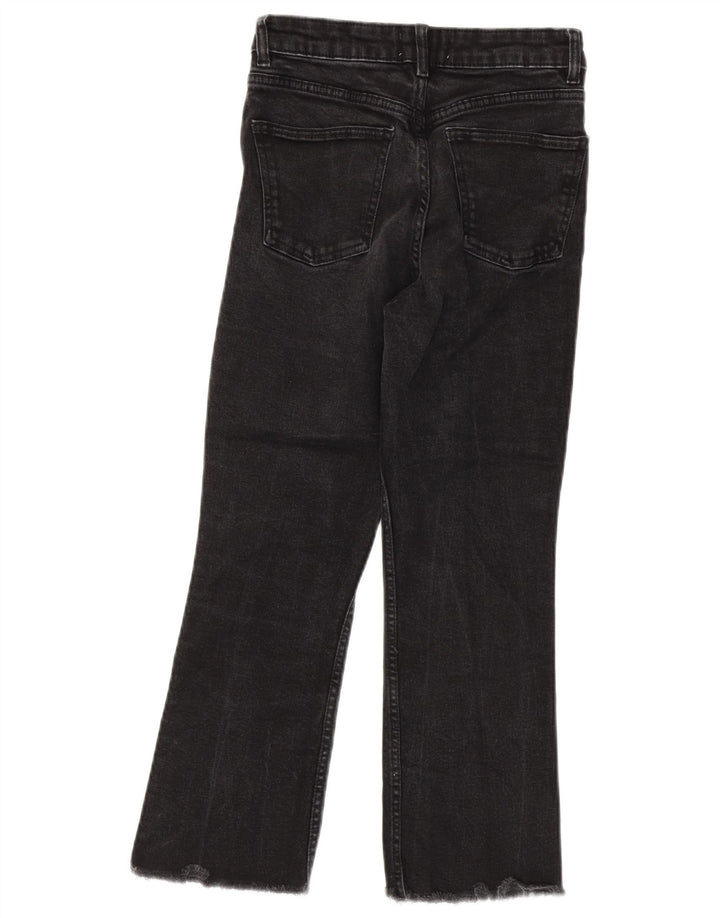 Jeans corti da donna Zara EU 38 piccoli W28 L24 neri