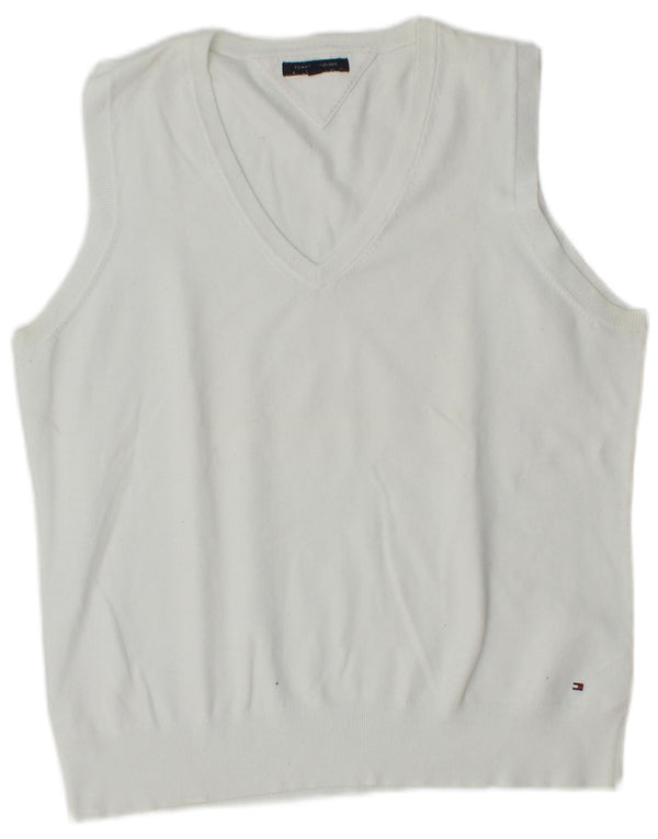 TOMMY HILFIGER Canotta da donna Canotta UK 18 XL Cotone bianco