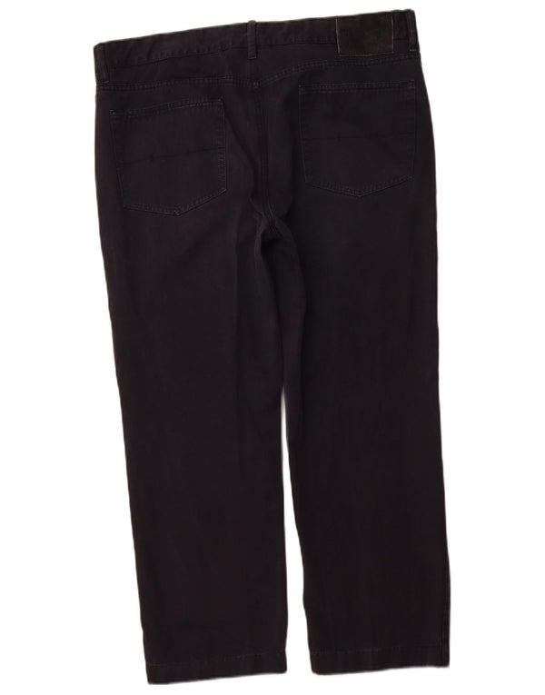 BEST COMPANY Pantaloni casual dritti da uomo EU 54 2XL W38 L26 Blu navy